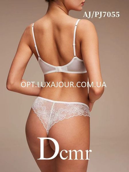 Комплект нижньої білизни оптом Dcmr AJ7055 білий AJ7055 білий фото OPT LUX AJOUR