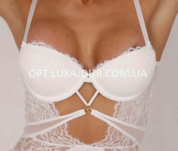 Боді оптом Rose Notturno 873 білий 873 білий фото OPT LUX AJOUR