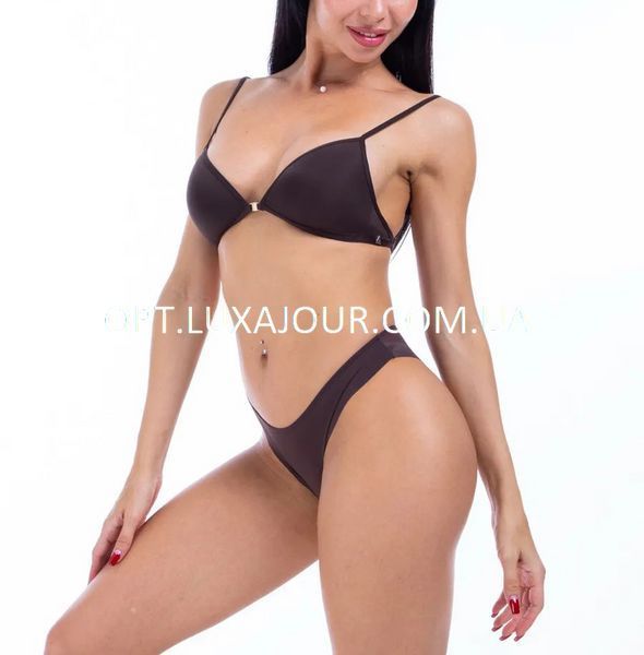 Комплект нижнего белья оптом Dcmr (Balaloum) AJ7076 кофе AJ7076 кава фото OPT LUX AJOUR