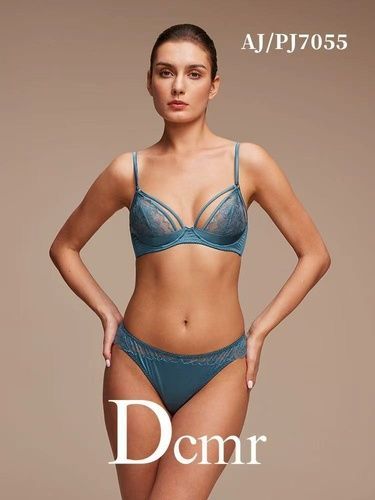 Комплект нижньої білизни оптом Dcmr AJ7055 блакитний AJ7055 блакитний фото OPT LUX AJOUR