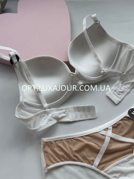 Комплект нижньої білизни оптом Kaurs Laurel 9061 білий 9061 білий фото OPT LUX AJOUR