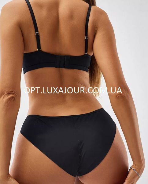 Комплект нижнего белья оптом Lux Ajour 879 черный 879 чорний фото OPT LUX AJOUR