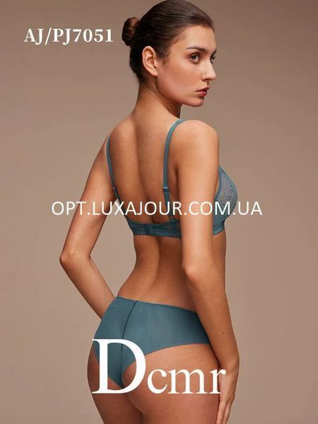 Комплект нижнего белья оптом Dcmr (Balaloum) AJ7051 синий AJ7051 синій фото OPT LUX AJOUR