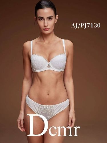 Комплект нижньої білизни оптом Dcmr (Balaloum) AJ7130 білий AJ7130 білий фото OPT LUX AJOUR