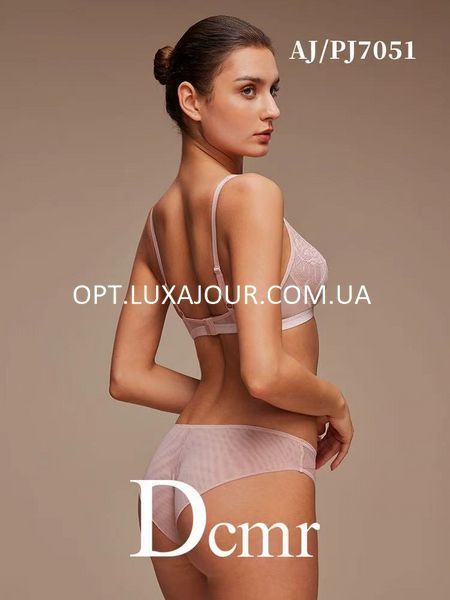 Комплект нижнего белья оптом Dcmr (Balaloum) AJ7051 пудра AJ7051 пудра фото OPT LUX AJOUR