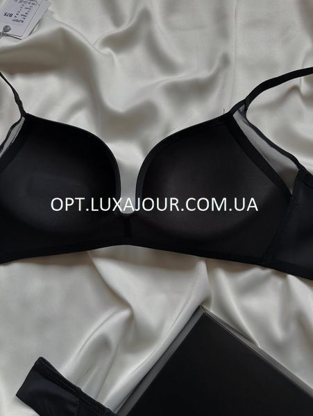 Комплект нижнего белья оптом Dcmr AJ7077 черный AJ7077 чорний фото OPT LUX AJOUR